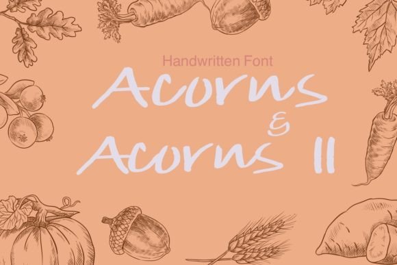 Acorns Font: A Handwritten Typeface for Strong Brand Identity
