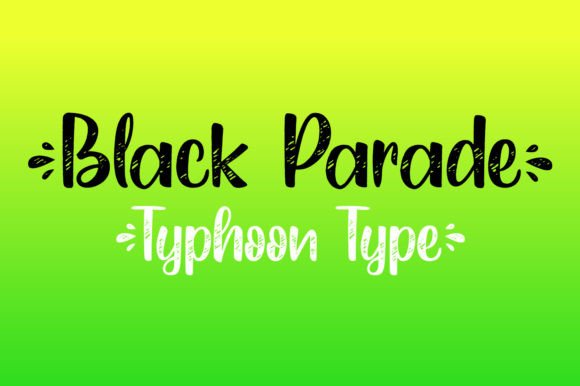 Black Parade Font: A Handwritten Typeface That Elevates Brand Identity