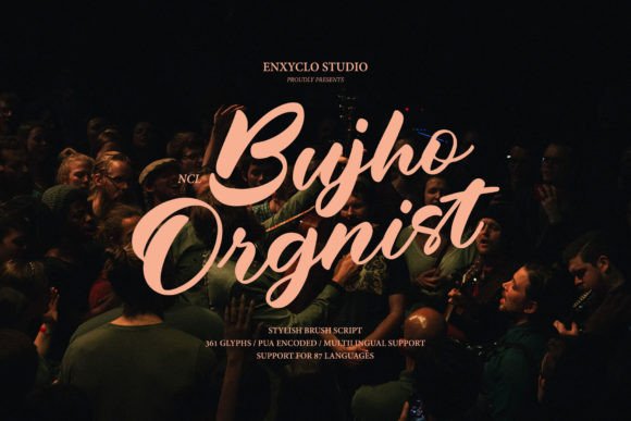 Bujho Orgnist: A Script Font That Captures Elegance and Emotion