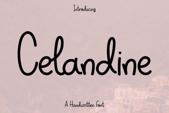 Celandine Font: A Handwritten Typeface for Real Business Growth