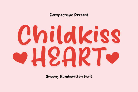 Childkiss Heart: A Groovy Handwritten Font for Memorable Branding