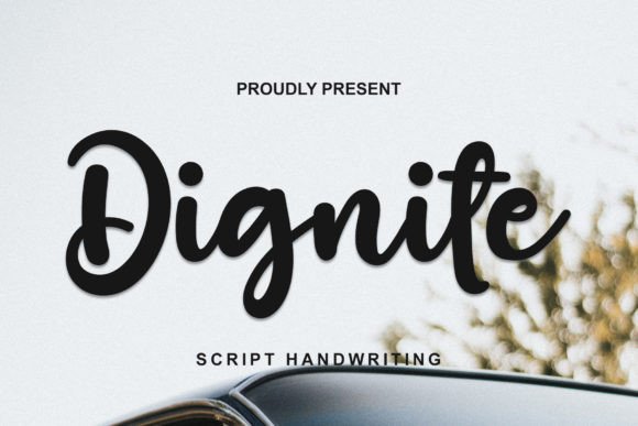 Dignite: A Handwritten Typeface for Modern Web Design