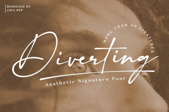 Diverting Font: A Stylish Script for Editorial Elegance