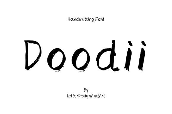 Doodii: A Handwritten Typeface for Digital Creativity