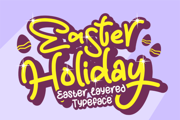 Easter Holiday Font: A Handwritten Typeface for Digital Design
