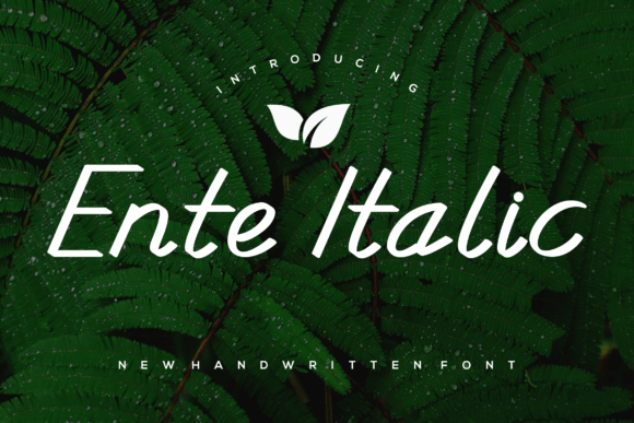 Enteitalic: A Handwritten Font That Elevates Brand Design