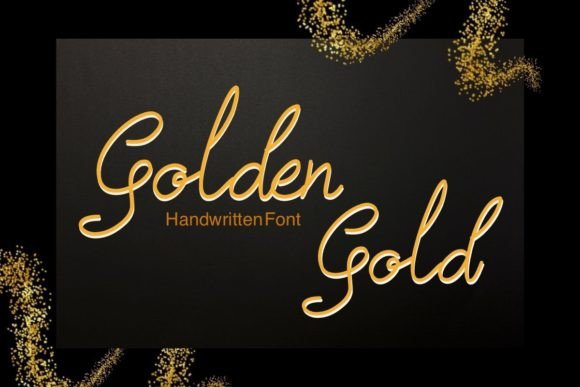 Golden Gold: A Handwritten Font for Editorial Elegance