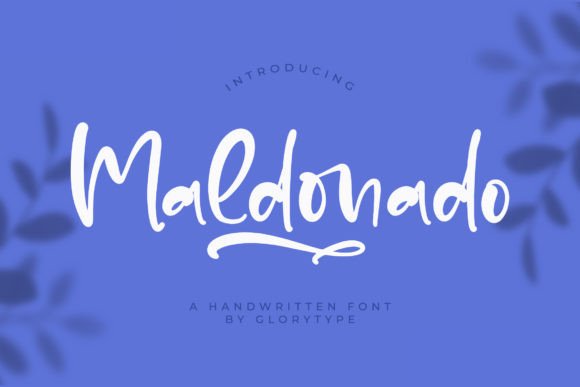 Maldonado: A Handwritten Typeface That Elevates Campaign Design