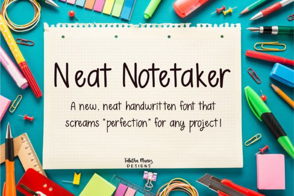 Neat Notetaker: A Handwritten Typeface for Web Design