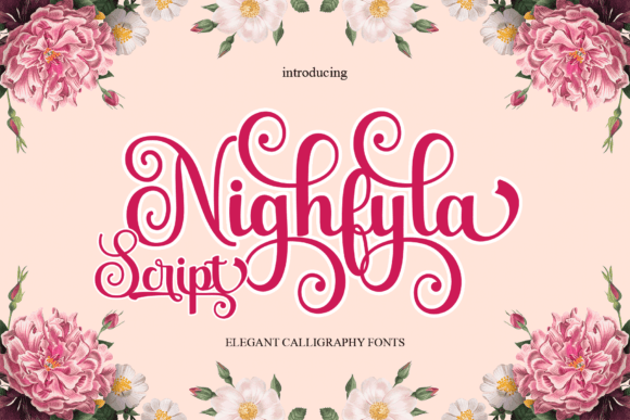 Nighfyla: A Handwritten Font That Elevates Digital Design