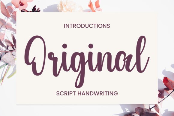 Original: A Handwritten Font That Feels Like a Hug