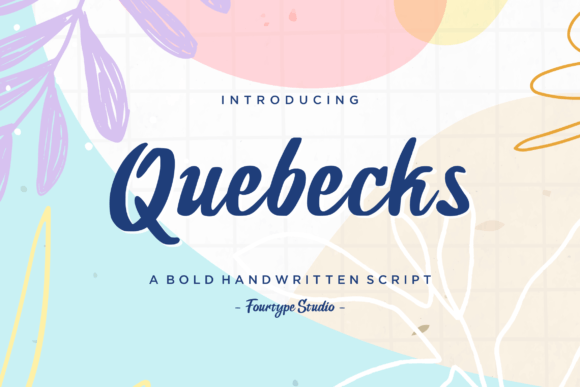 Quebecks Font: A Beautiful Script for Real-World Branding