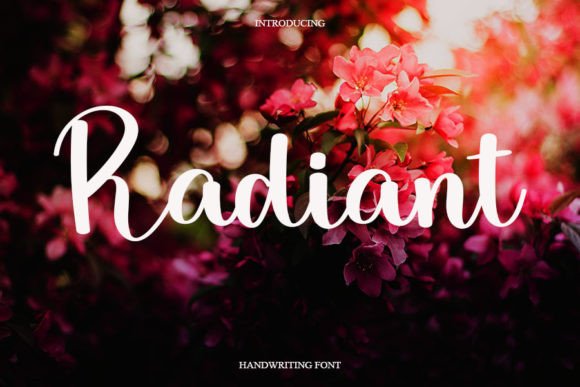 Radiant Typeface: A Luxurious Handwritten Font for Branding