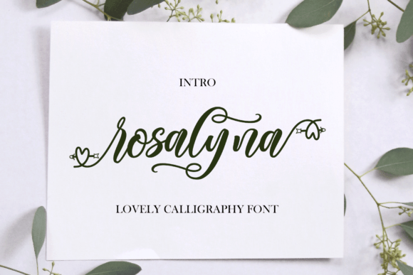 Rosalyna: A Luxurious Script Font for Memorable Brand Content