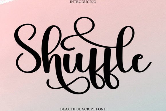 Shuffle Font: A Luxurious Handwritten Typeface for Web Design
