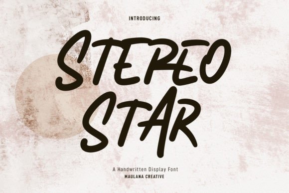 Stereo Star Font Review: A Modern Handwritten Typeface for Campaign Design