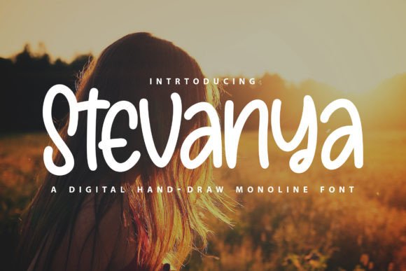 Stevanya Font: A Handwritten Touch for Your Brand