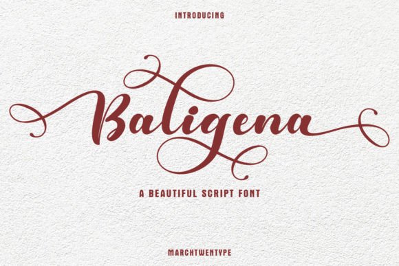 Using Baligena Font in Real Campaign Design Workflows